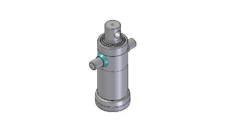 3032F -CILINDRO TELESCOPICO STANDARD/HOLE 3 STADI CORSO 683 DIAMETRO 112