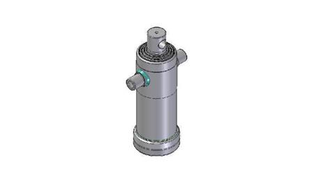 3044F -CILINDRU TELESCOPIC STANDARD/GAURĂ 4 ETAPE CUSCĂ 1050 FI 124