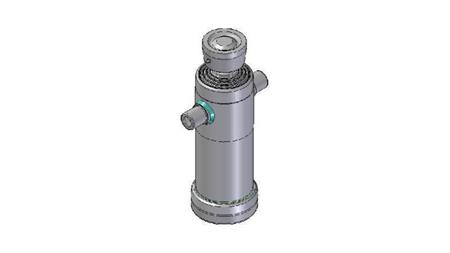 3044S - CILINDRO TELESCOPICO STANDARD/BALL 4 STADI CORSO 1050 DIAMETRO 124