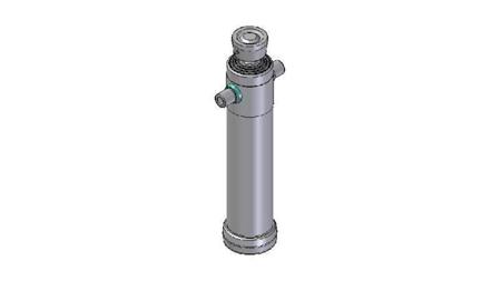 3049S -TELESCOPIC CYLINDER STANDARD/BALL 4 EXTENSIONS STROKE 1990 Dia.124
