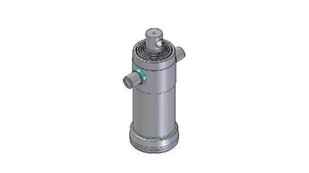 3054F -TELESCOPICKÝ CYLINDR STANDARD/DÍRA 5 STUPŇŮ ZDVIH 1880 FI 152
