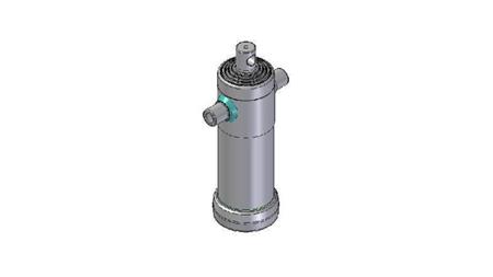 3095F -TELESCOPIC CYLINDER STANDARD/HOLE 5 STAGES STROKE 2140 FI 124
