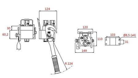 ACCOPPIAMENTO MULTI-VELOCE 2 vie BSP1/2 PARTE FISSA
