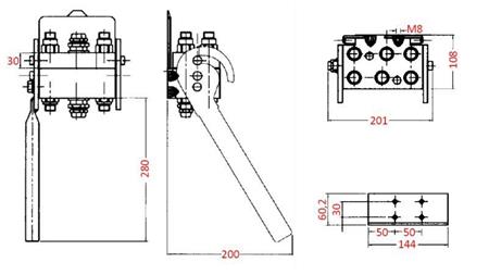 MULTI-FASTER COUPLING 6-way BSP1/2 FIXED PART