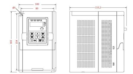FREKVENSOMFORMER-INVERTER 1Fase 1.5kW GD10-1R5G-S2-B
