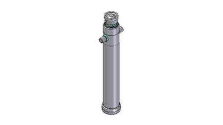 4029S -TELESCOPIC CYLINDER STANDARD/BALL 2 STAGES STROKE 1395 DIAMETER 124
