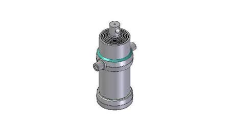 4061F -CILINDRO TELESCOPICO STANDARD/BUCO 6 STADI CORSO 2525 FI 190