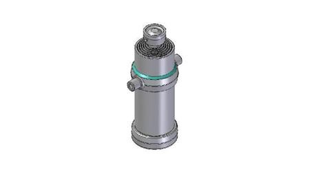 4062S -TELESCOPIC CYLINDER STANDARD/BALL 6 STAGES STROKE 2945 DIAMETER 190