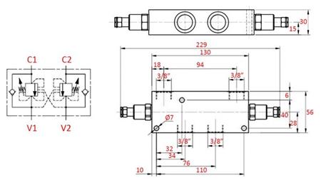 VANNE À SURCYCLE 3/8