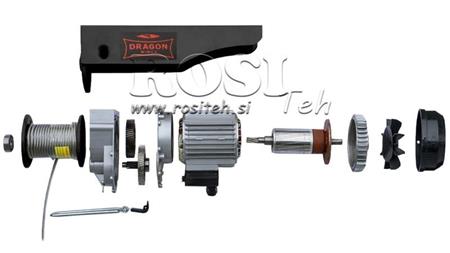 230 V ELEKTROMOS CSÖRLŐ DWI 300/600 kg