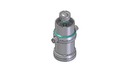 5006S - CILINDRO TELESCOPICO STANDARD/BALL 5 STADI CORSO 1500 DIAMETRO 190