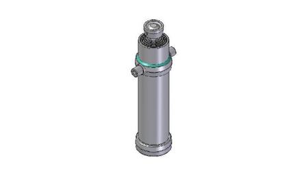 5015S -TELESCOPISK SYLINDER STANDARD/KULE 5 TRINN SLAG 2990 DIAMETER 170