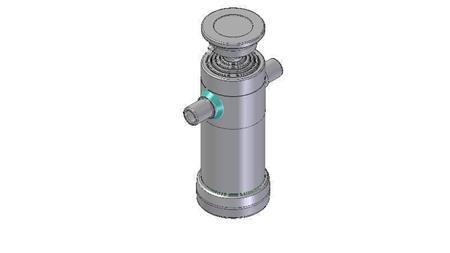 5023S -TELESCOPIC CYLINDER STANDARD/BALL 5 STAGES STROKE 1290 DIAMETER 112