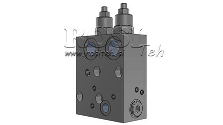 VENTIL FÖR HYDRAULISK BROMS AV HYDRAULISK MOTOR KPBR-250/1/D