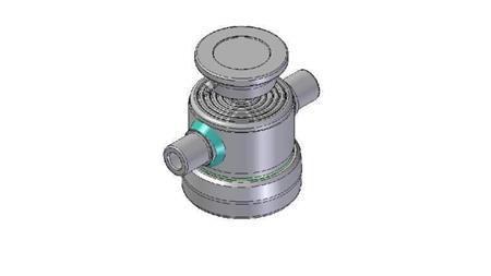 6002S -TELESCOPIC CYLINDER STANDARD/BALL 6 STAGES STROKE 840 DIAMETER 124