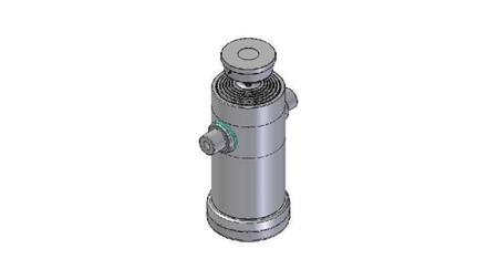 6066S - TELESCOPIC CYLINDER STANDARD/BALL 6 STAGES STROKE 2640 DIAMETER 240