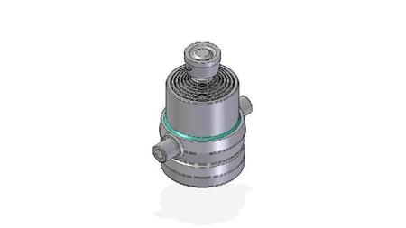 7015S -TELESCOPIC CYLINDER STANDARD/BALL 7 STAGES TRAVEL 1135 DIAMETER 190