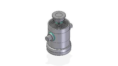 7030S -CILINDRO TELESCOPICO STANDARD/BALL 7 STADI CORSO 1632 DIAMETRO 240