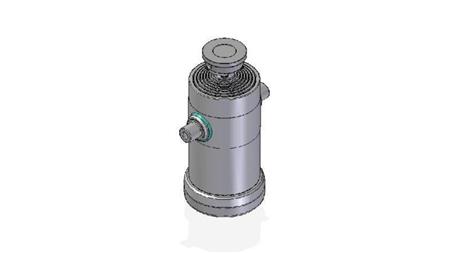 7034S - CILINDRO TELESCOPICO STANDARD/BALL 7 STADI CORSO 2482 DIAMETRO 240