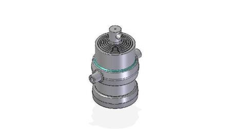 7050F -TELESCOPIC CYLINDER STANDARD/HOLE 7 STAGES STROKE 1665 FI 215