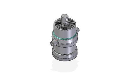 7051F -TELESCOPIC CYLINDER STANDARD/HOLE 7 STAGES STROKE 1770 FI 215