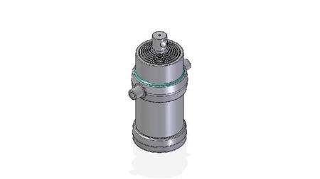 7053F -TELESCOPIC CYLINDER STANDARD/HOLE 7 STAGES STROKE 2555 FI 215