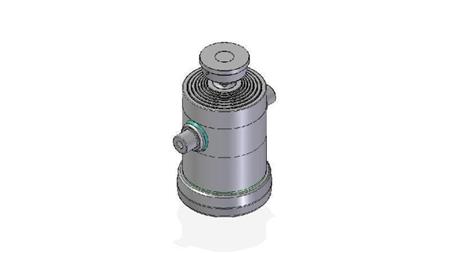 7083S -TELESCOPIC CYLINDER STANDARD/BALL 7 STAGES TRAVEL 2117 DIAMETER 300