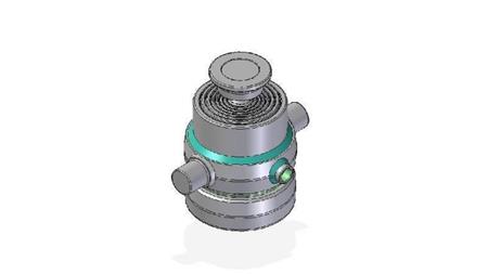 7300S -CILINDRO TELESCOPICO STANDARD/BALL 7 STADI CORSO 890 DIAMETRO 170
