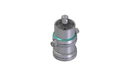 8004F -TELESCOPIC CYLINDER STANDARD/HOLE 8 STAGES STROKE 1940 FI 190