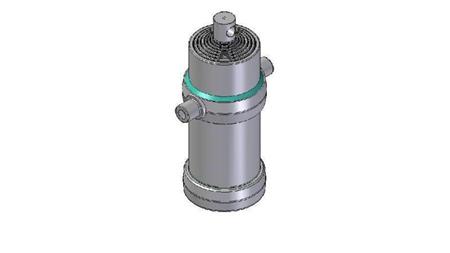 8007F -TELESCOPIC CYLINDER STANDARD/HOLE 8 STAGES STROKE 2980 FI 190