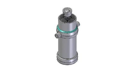 8008S -CILINDRO TELESCOPICO STANDARD/BALL 8 STADI CORSO 3380 DIAMETRO 190