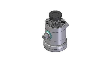 8010S -CILINDRO TELESCOPICO STANDARD/BALL 8 STADI CORSO 1875 DIAMETRO 240