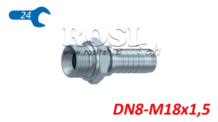 HIDRAULINĖ SĄSAJA BSP VYRAS DN8-M18X1,5