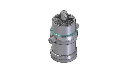 8022F -CILINDRO TELESCOPICO STANDARD/BUCO 8 STADI CORSO 2290 FI 215