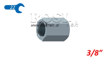 ADAPTER HYDRAULICZNY ŻEŃSKI-ŻEŃSKI 3/8