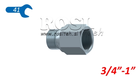 HYDRAULIK ADAPTER MÄNNLICH-WEIBLICH 3/4-1