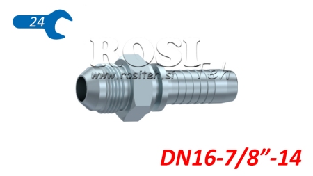 HIDRAULINĖ SĄSAJA AGJ JIC74° PATINAS DN16-7/8”-14