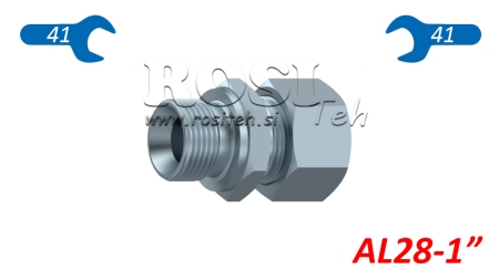 CILINDRO IDRAULICO A DOPPIO EFFETTO CON DADO AL28-BSP1