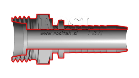 HYDRAULIC FITTING CES 20 WITH MALE DN19-M30X2