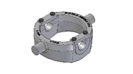 KLIETKA - KOLÍSKA  HYDRAULICKÉHO VALCA KAT.3 -124 (16 ton)