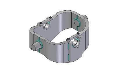 KLIETKA - KOLÍSKA  HYDRAULICKÉHO VALCA KAT.8 - 240 (25 ton)