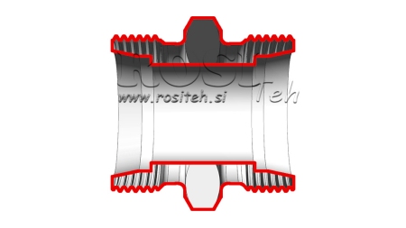 SIŁOWNIK HYDRAULICZNY PODWÓJNIE DZIAŁAJĄCY DL8