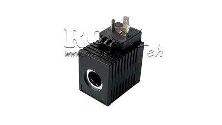 BOBINA ELETTROMAGNETICA 12V DC - CB12 - fi 16,15mm-52mm 16W IP65