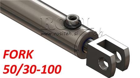 HYDRAULIC CYLINDER FORK 50/30-100