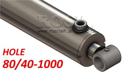 HYDRAULIC CYLINDER HOLE 80/40-1000