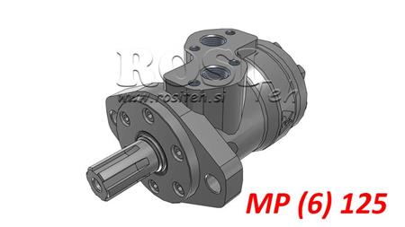 HYDRAULIC MOTOR MP 125 CC - 6 TEETH