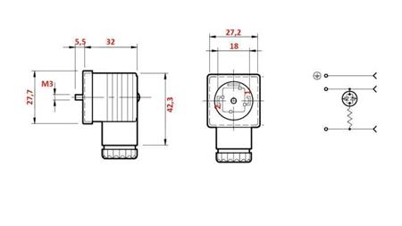 CONNETTORE ELETTRICO LED 12-24 V DC