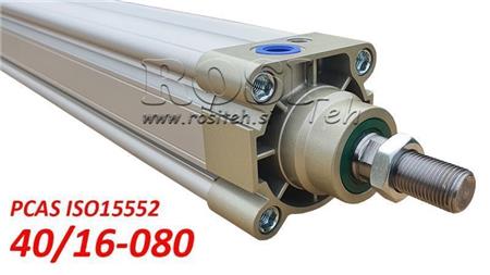 PNEUMATISK CYLINDER PCAS 40/16-080 BE ISO15552