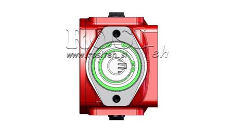 GEARBOX - GEARBOX RT45 FOR HYDRAULIC MOTOR MP/MR RATIO 1.9:1