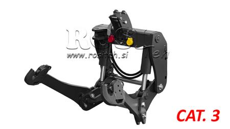 UNIVERSAL KIT FRONT HYDRAULICS 3KAT FOR TRACTOR 2250KG